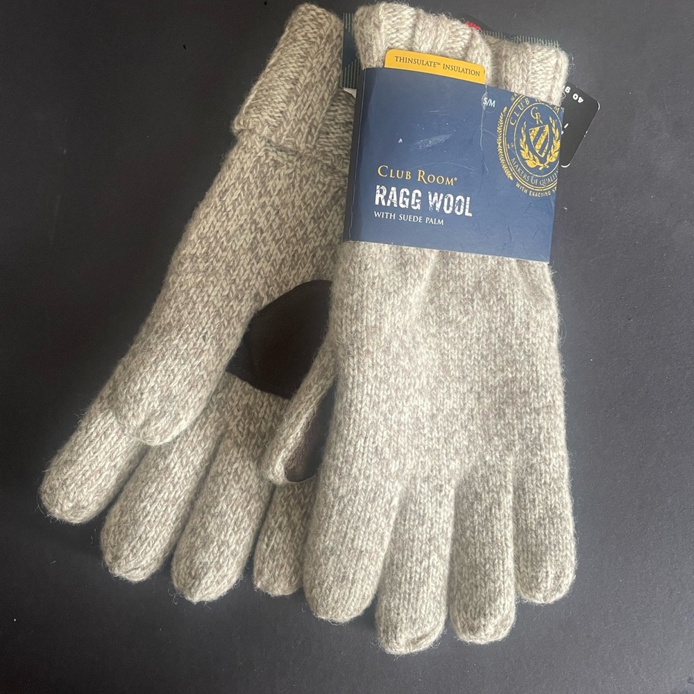 Club Room Ragg Wool Gloves